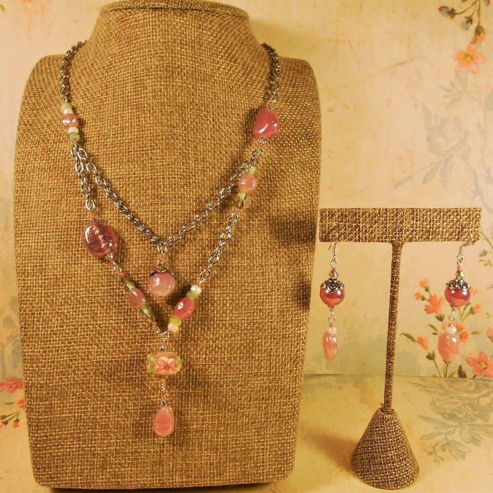 jewelry set necklace earrings matching